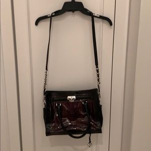 Brighton black and leopard purse EUC